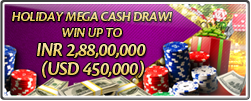 HOLIDAY MEGA CASH DRAW!